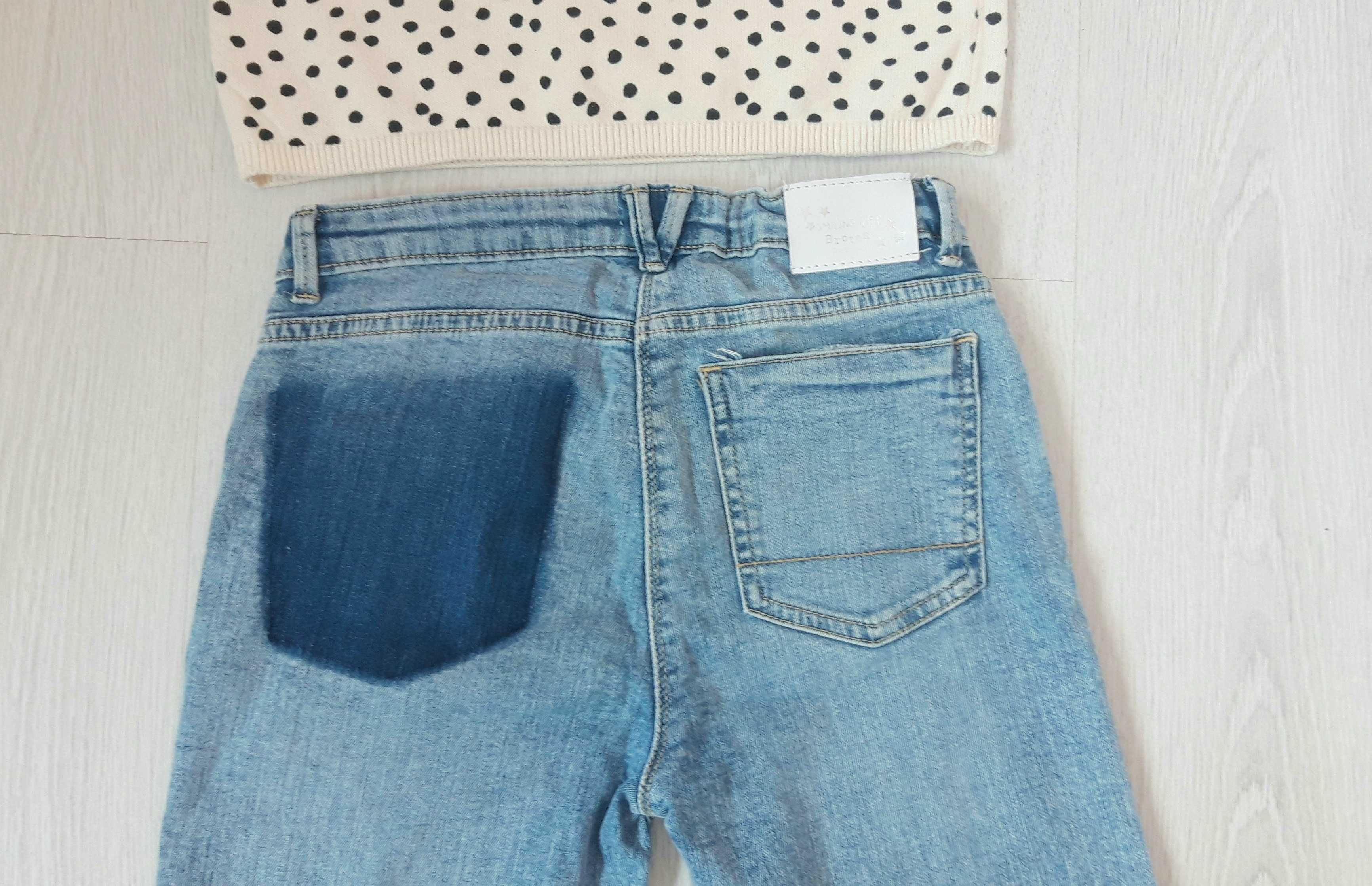 Blugi BROTES si Bluza H&M 6-8 ani