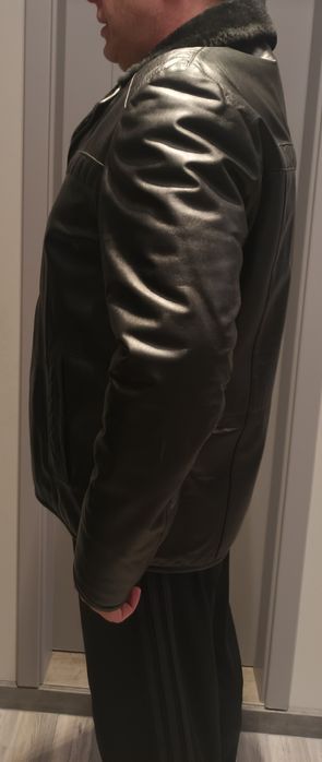 Мъжки кожух Нов Агнешка кожа