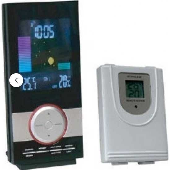 Termometru higrometru color wireless nou