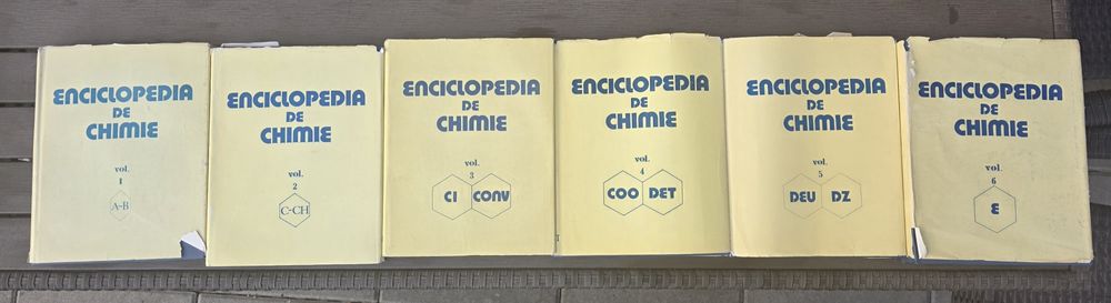 ENCICLOPEDIA DE CHIMIE - 6 VOLUME (1983-1989 complet)