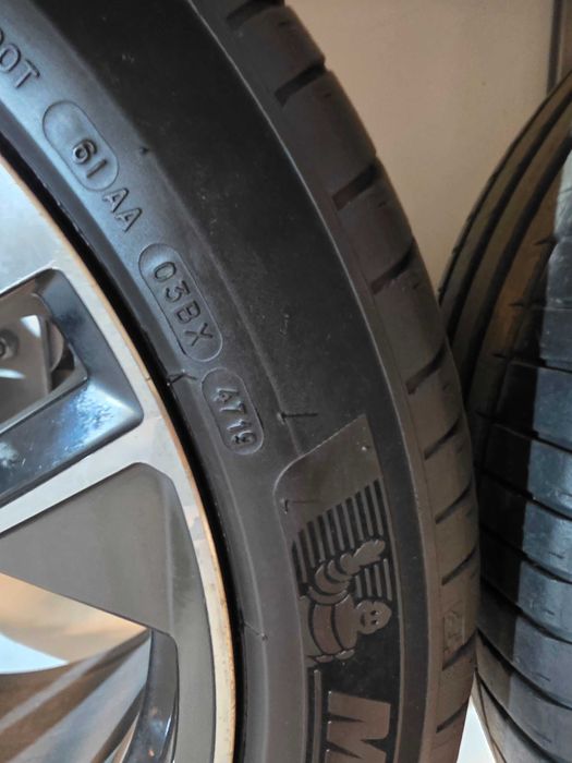 4 бр. Гуми  255/45/20 с джанти Audi 5x112 20"