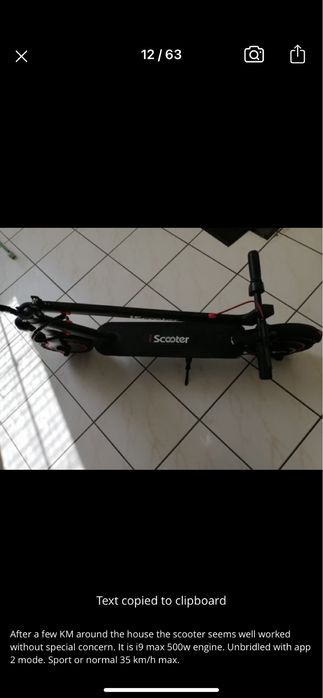 Iscooter I9 - Подарък седалка!