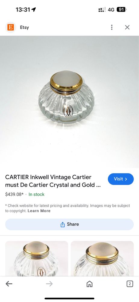 Cartier - Călimară / Inkwell