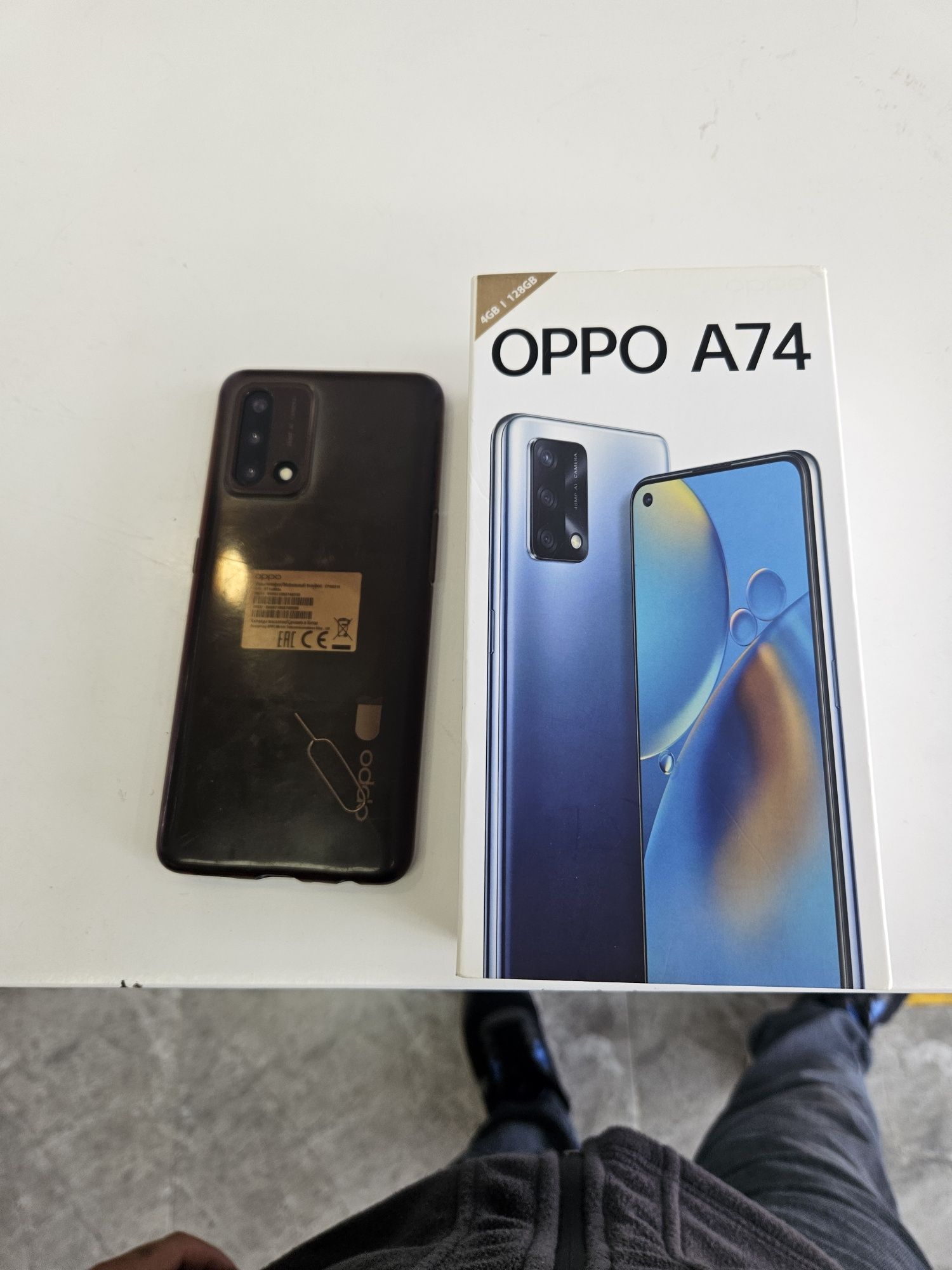 Oppo A74 с коробкой