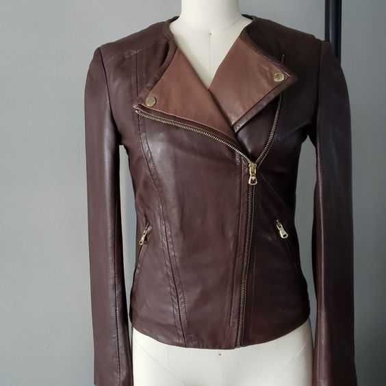 Кожено яке Massimo Dutti