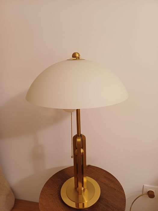 Accesoriu decor lumina vintage colectie alama sticla Germania 1970