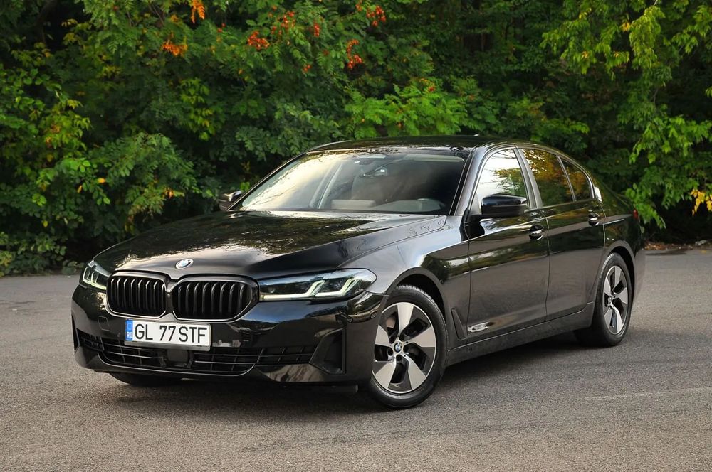 BMW Seria 5 520 MHEV 2021 2.0d 190 CP E6 Distronic Piele Ventilatie Clima Camera