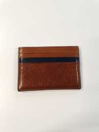 Portcard/portofel Massimo Dutti, 100% piele naturala, NOU