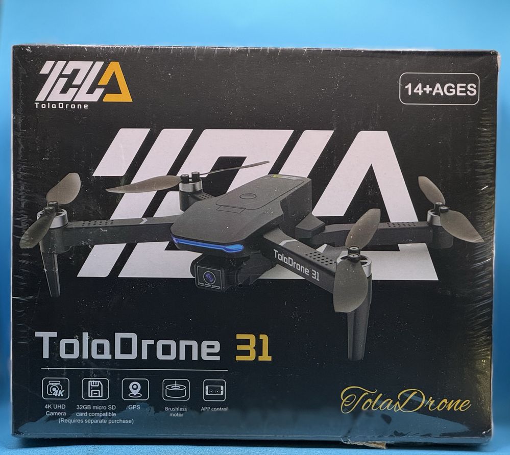 НОВО!!! Професионален дрон TolaDrone 31 с автоматично връщане, 4K, GPS