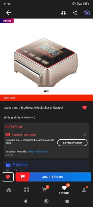 Laser pentru Ingrijirea Articulatiilor si Nasului