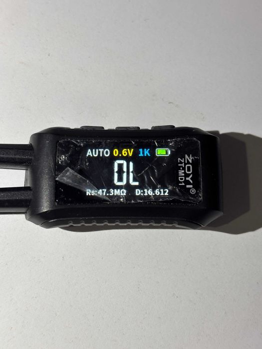 Penseta LCR cu punte, tester ZT-MD1, identificare auto a componentelor