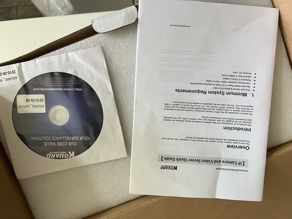 Set 2 camere video supraveghere KGuard + controller