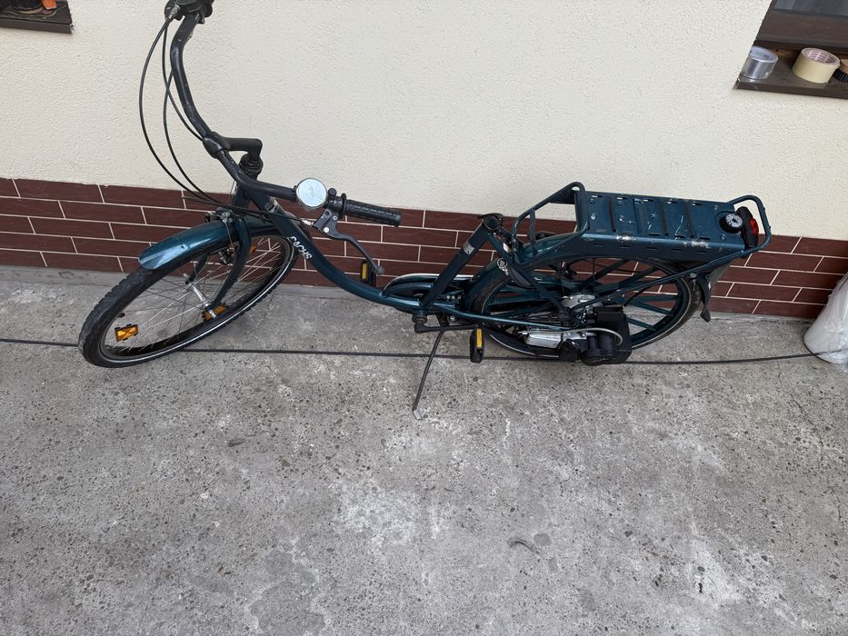 Bicicleta cu motor sachs benzina camping tur