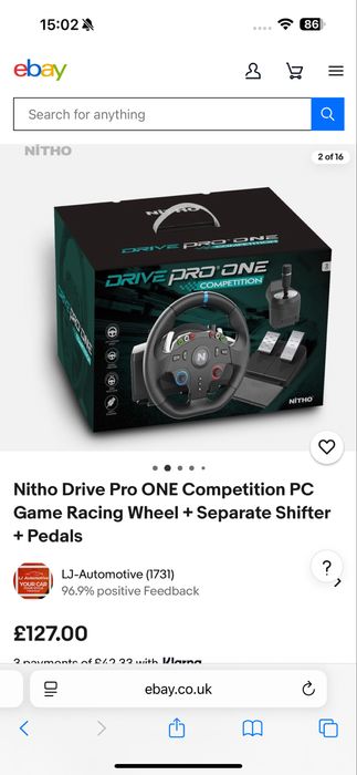 Volan gaming Nitho Drive Pro PC PS4 PS5 XBOX