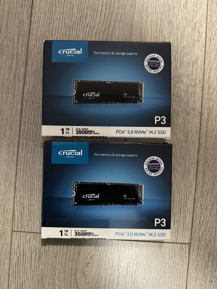 SSD Crucial P3 1TB, PCi Express 3.0 x4 M.2 Sigilat