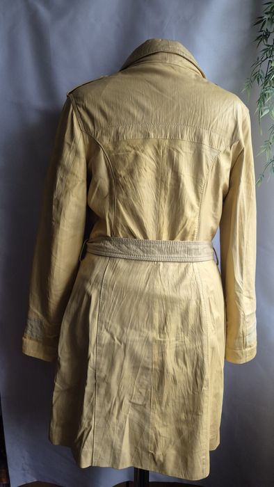 Pardesiu/trench piele naturala nr.M