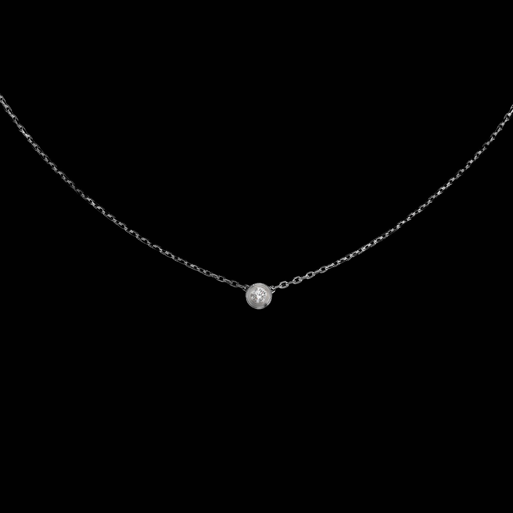 NEW Подвеска с бриллиантом Cartier d'Amour Small B721590