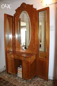 Oglinda toaleta din lemn 1940 unicat