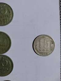 Монеты разные: советские,российские, зарубежные