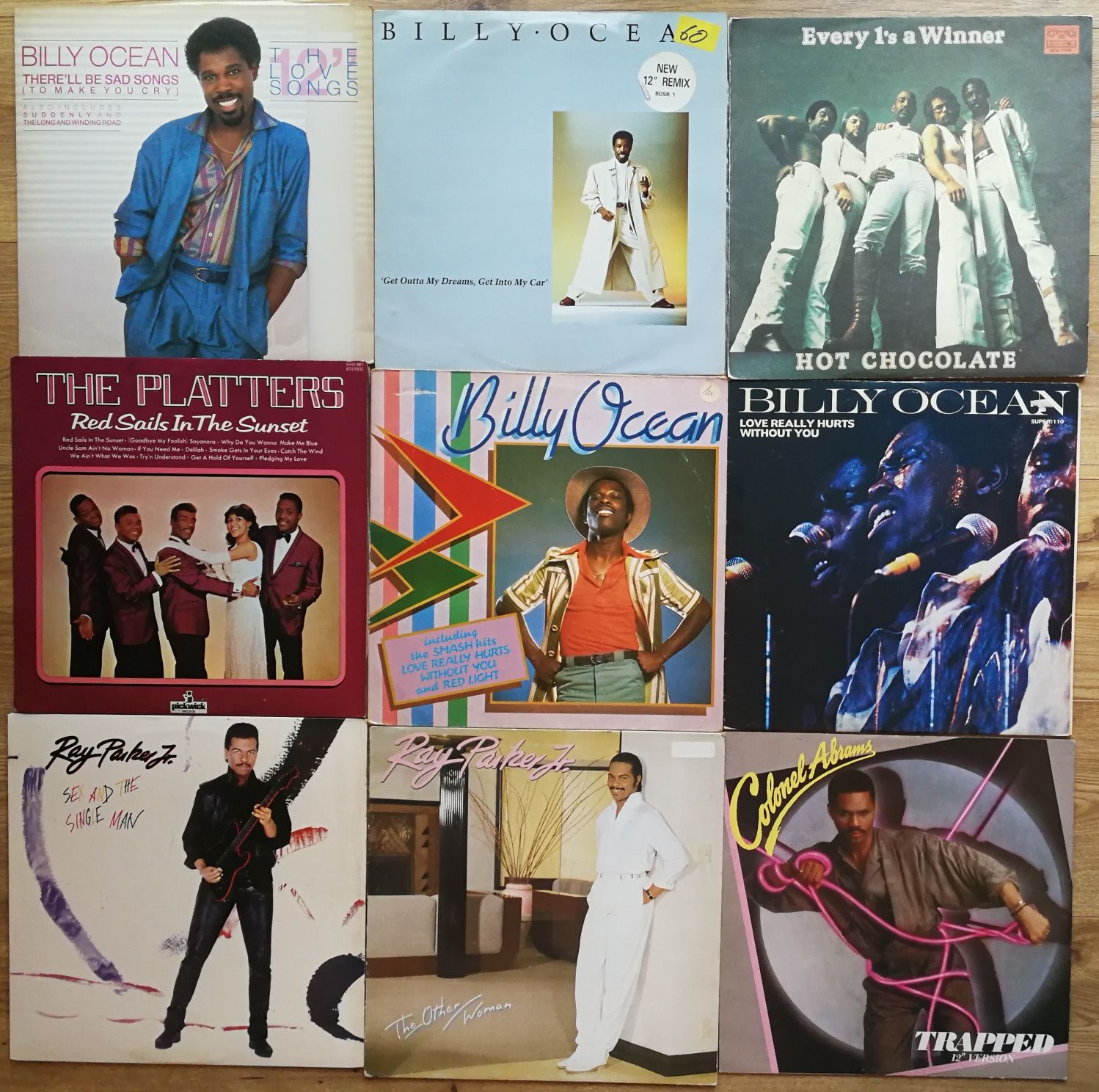 Vinil Billy Ocean Ray Parker Jr The Platters Hot Chocolate Abba