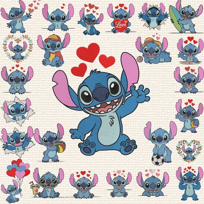 Stitch 2025 - Pachet de 25 modele de broderie (toate formatele)