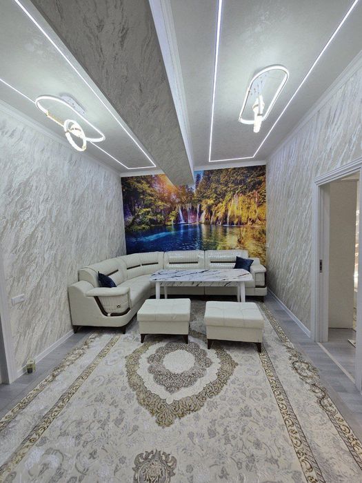 Квартира 2 хонали килинган Т1244 2х комнатная