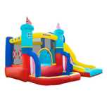 Castel Gonflabil pentru Copii, cu Tobogan, Piscină, Trambulină