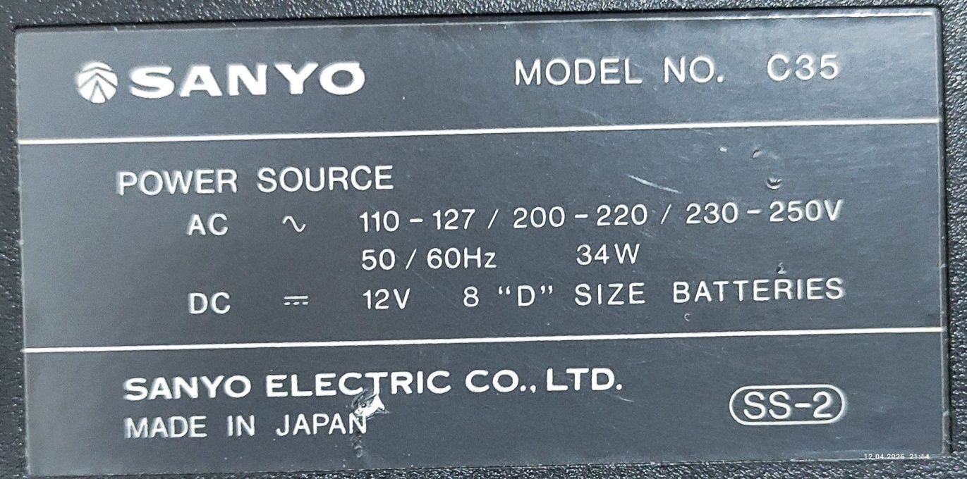 SANYO C-35 japan.
