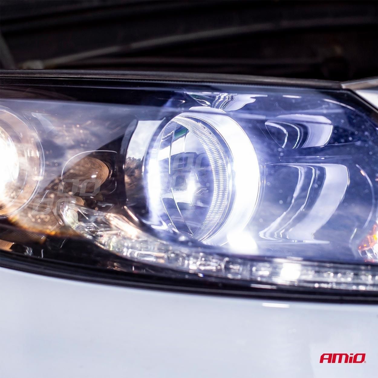 автомобилни led крушки pl lens series h7/h18 lens 6000k canbus ...