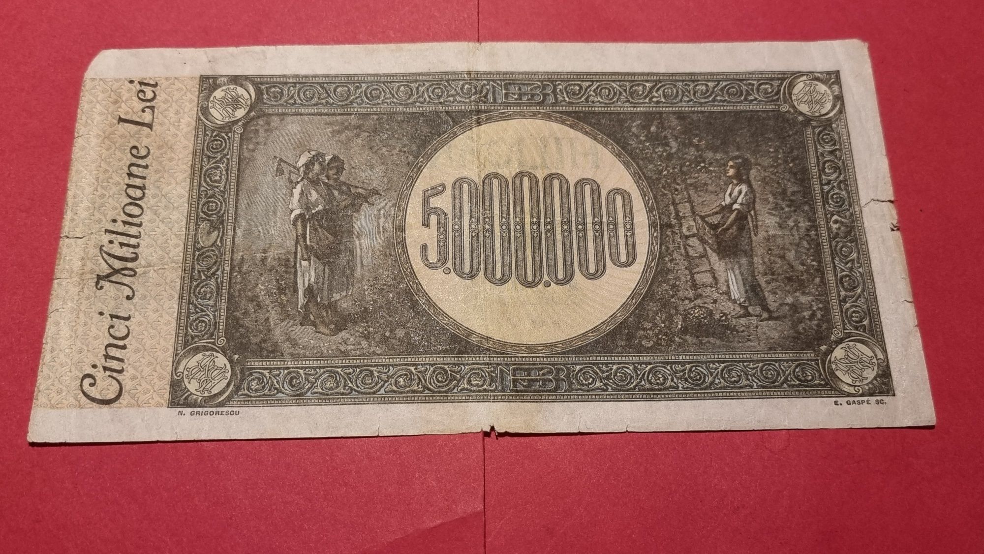 Bancnota 5000000 lei 1947