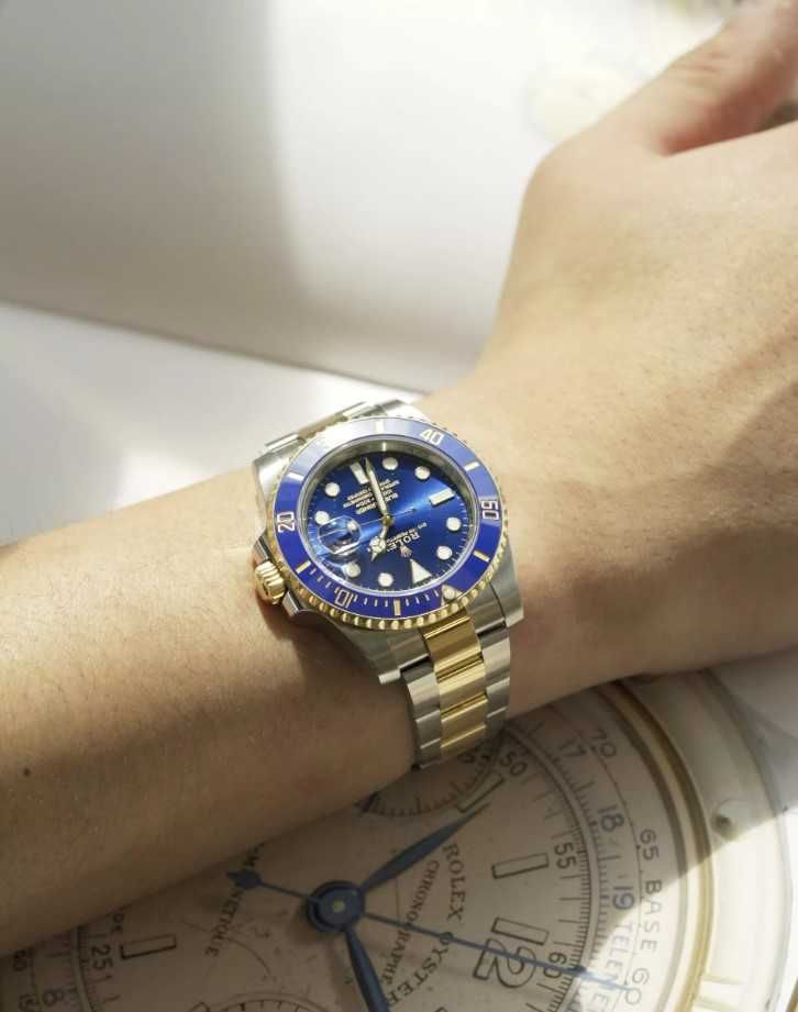 Швейцарские часы ролекс Rolex Submariner Blue