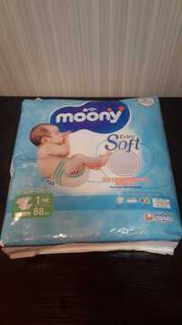 Подгузники Moony extra Soft до 5кг (88шт)