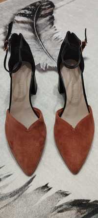 "Tamaris" нови обувки от естествена кожа