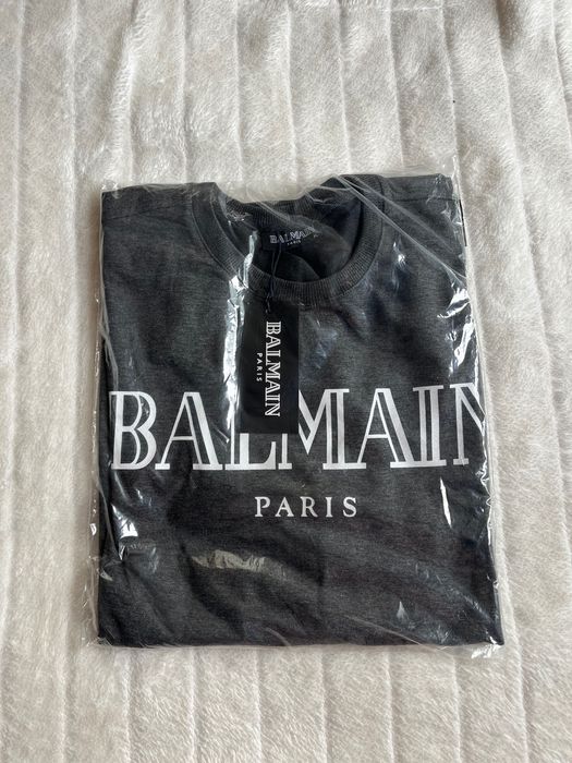 Мъжка блуза с дълъг ръкав Balmain Paris с етикет 100% памук