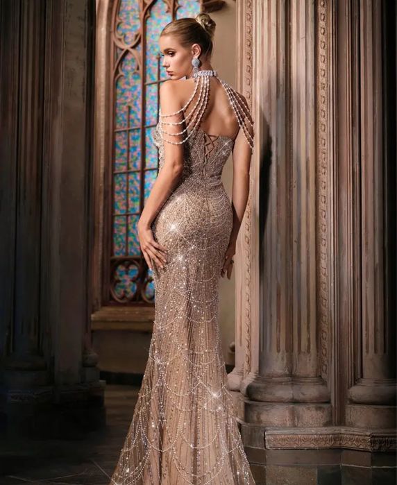 Rochie sirena paiete