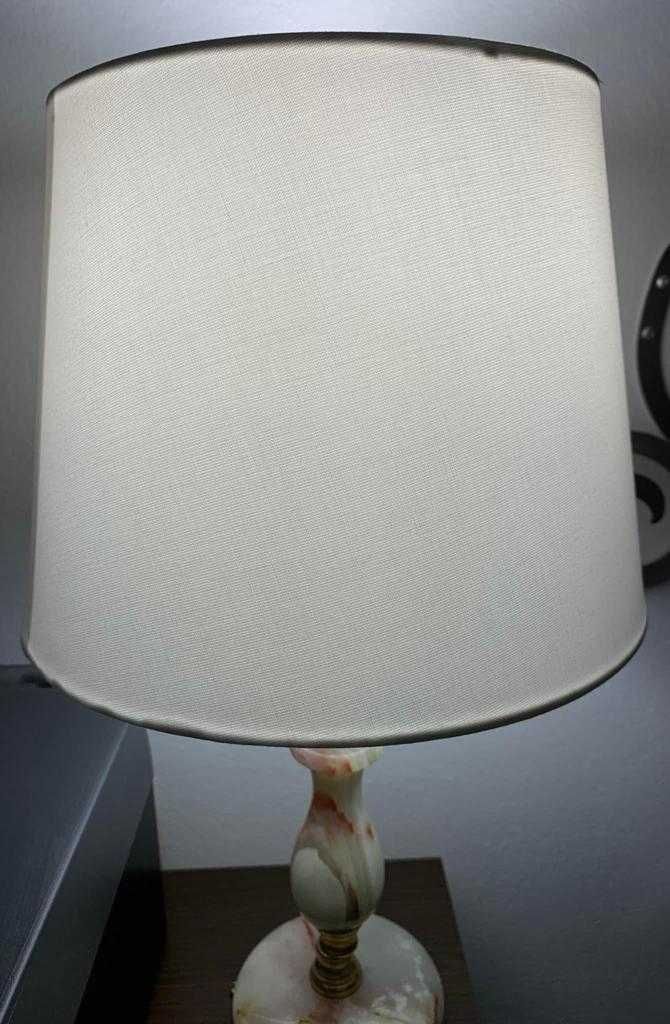 Veioza/lampa art deco VINTAGE ONIX becE27 anii 50 20x40cm Olanda