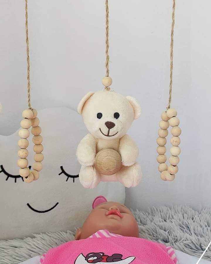 Дървена активна гимнастика Teddy bear.