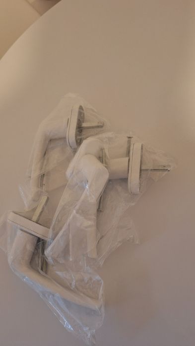 Mâner de Fereastră cu Închidere 4-Piese Aluminiu Solid pentru Feroneri