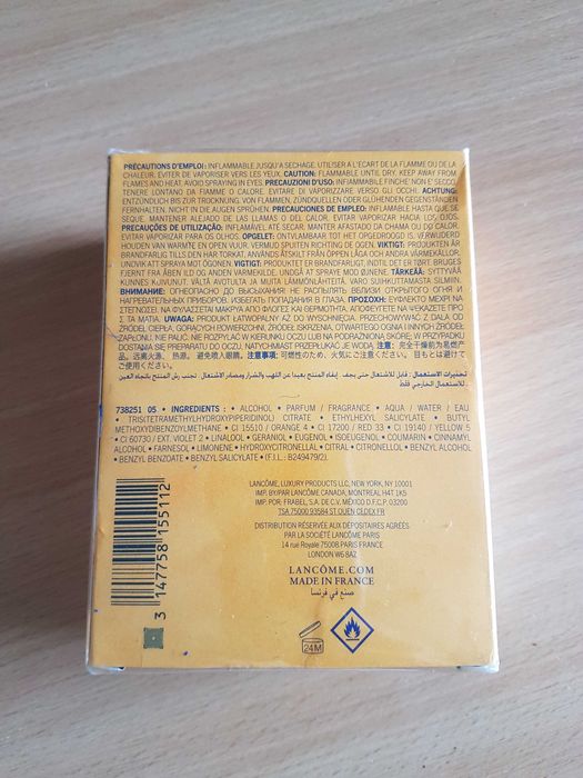 Parfum original Lancome Poeme 100 ml, cumparat din aeroport, chitanta