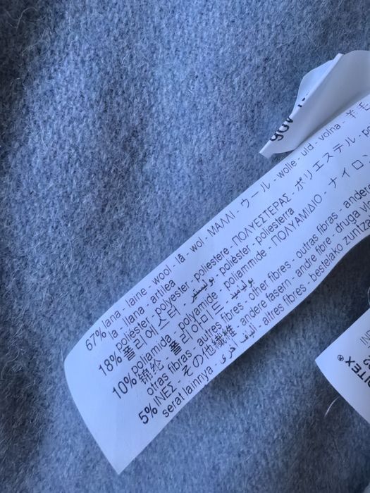 Jachetă tip cămașă 67% lana Zara S