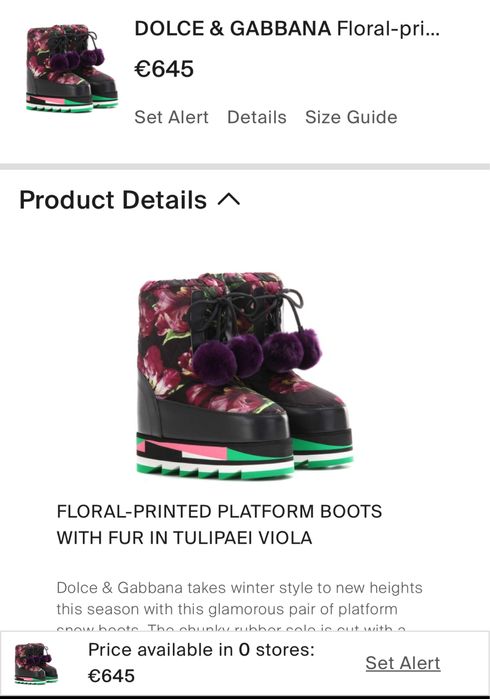 Ghete de zapada Dolce & Gabbana, marimea 38