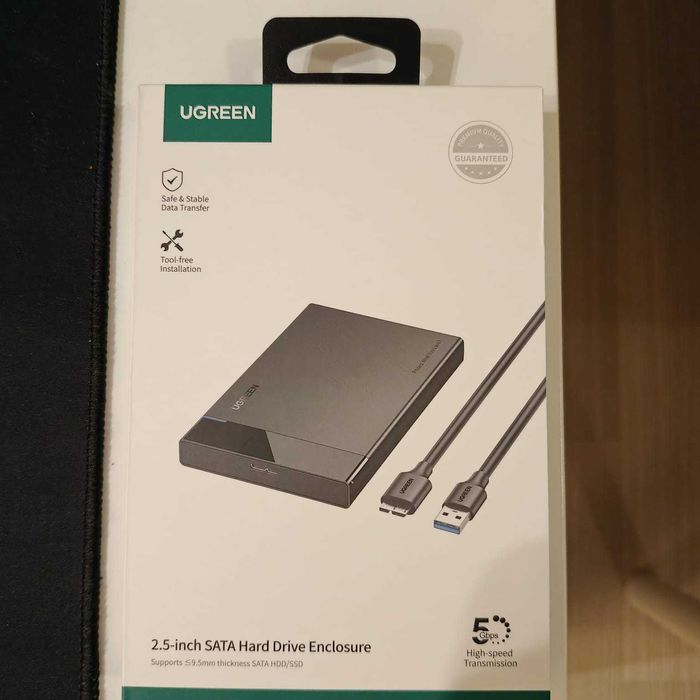 Rack extern UGREEN 2.5 inch HDD/SSD SATA III USB 3.0 Negru