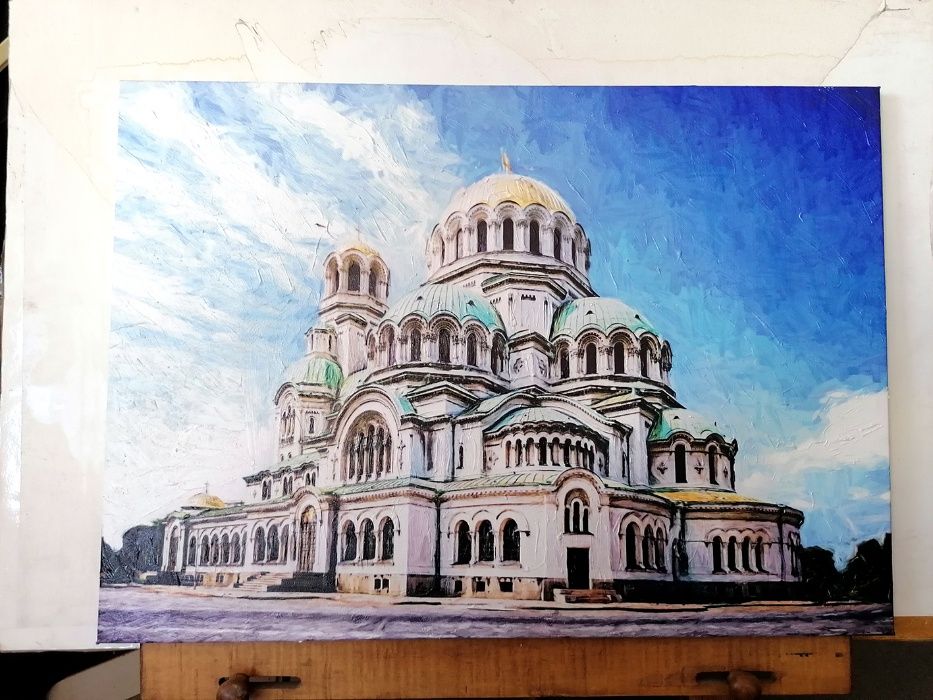 Храм-паметник „Св.Александър Невски” Ръчно нанесен релеф