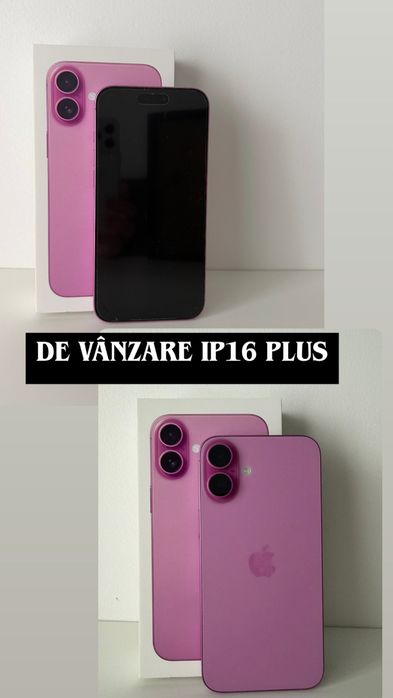 Iphone 16 plus cu garantie 1 an