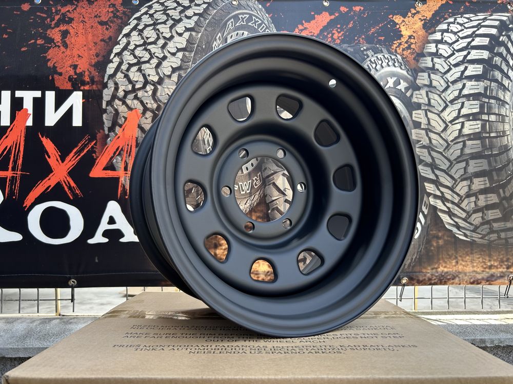 15" 6х139.7 Минусови Стоманени Джанти 4х4 Toyota Nissan Mitsubishi