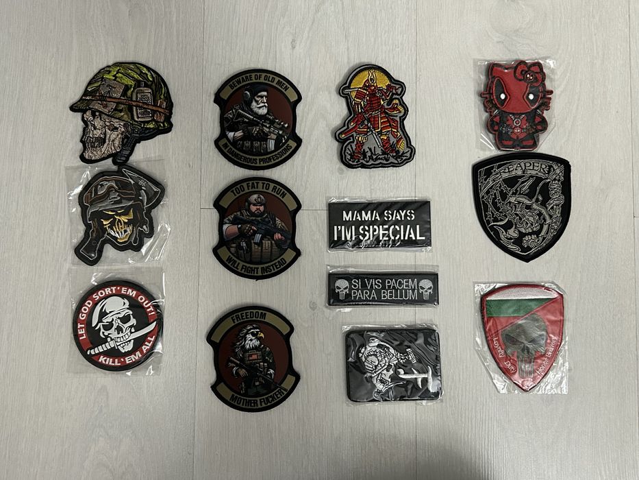 Пачове влкро нашивки