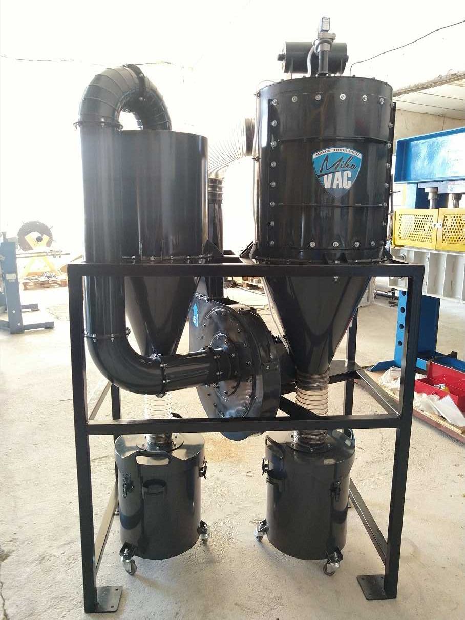 Циклонно сепарираща и филтрираща система QFIL-2.2 kW, Аспирация