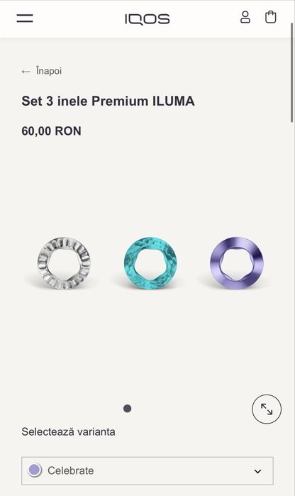 Set 3 inele Premium Iluma Iqos