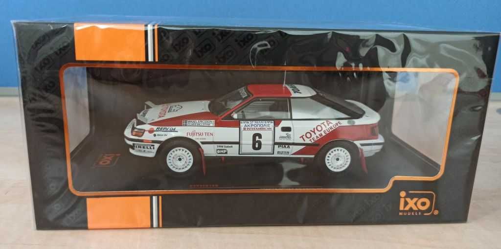 Macheta Toyota Celica GT-FOUR Acropolis Rally 1990 - IXO 1/24 Raliu