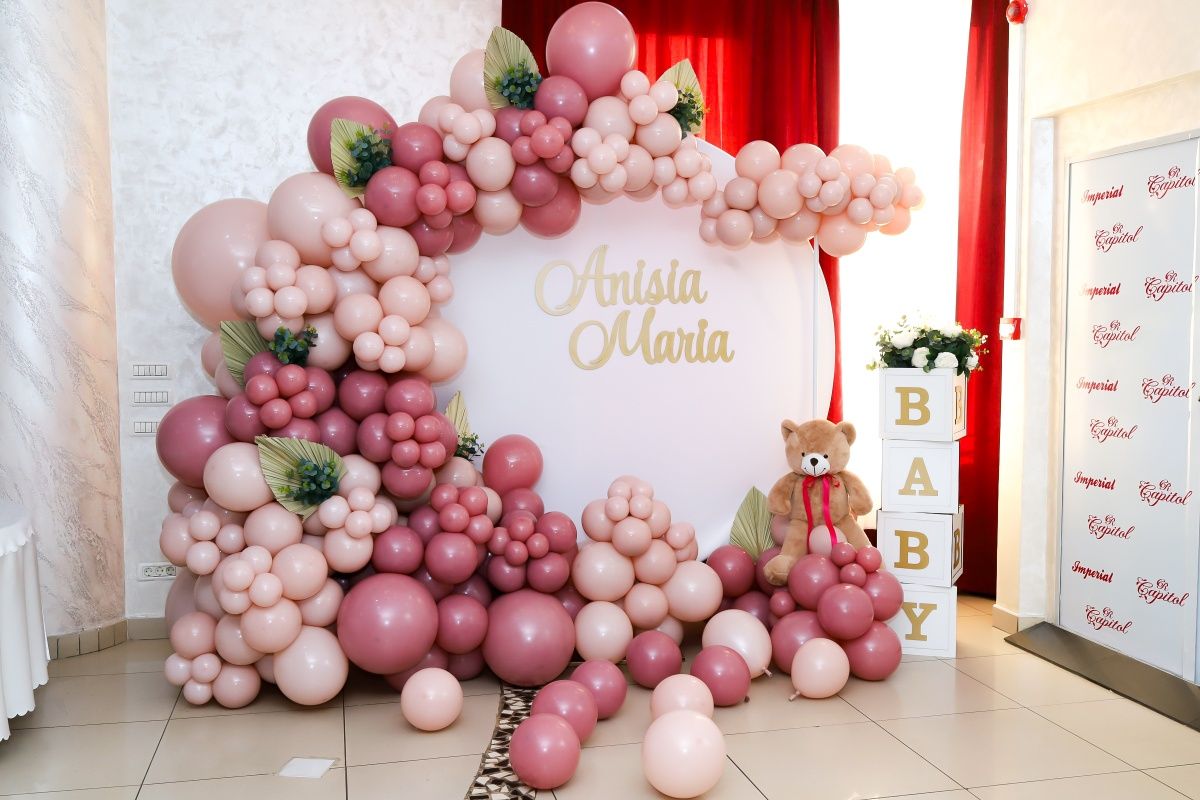 Arcada baloane eveniment, Cabina Foto
